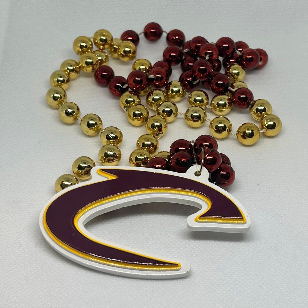 NBA Cleveland Cavaliers Mardi Gras Beads Necklace